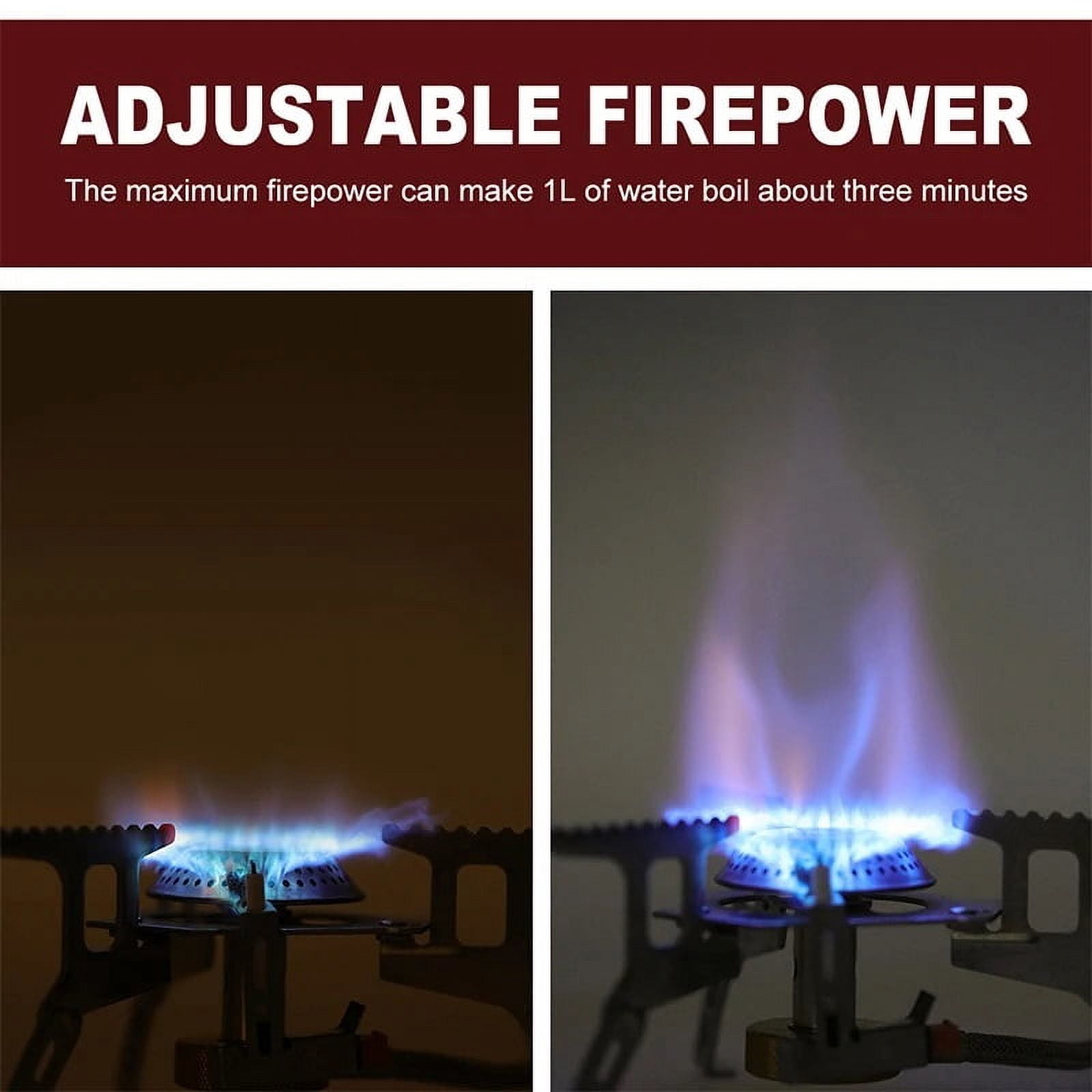 Camping Gas Stove Portable Folding Outdoor Backpacking Stove Tourist Equipment For Cooking Hiking Picnic 3500W