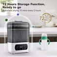thumbnail image 3 of AMZBABYCHEF 4-in-1 Electric Baby Bottle Steam Sterilizer Dryer LED Touch Screen Multi-Function,Gray, 3 of 12