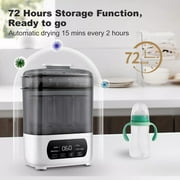 AMZBABYCHEF Steam Sterilizer Dryer for Baby Bottles, Baby Bottle Sterilizer & Dryer