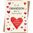 thumbnail image 1 of Tarjeta de felicitación HEJOYN de San Valentín para nieto, 1 of 7