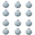 thumbnail image 1 of 12 bolas de terciopelo para adornos navideños de 3,15 pulgadas, adornos vintage para árboles de Navidad, bolas de plástico flocadas irrompibles, adornos colgantes para árbol de Navidad para bodas, fie, 1 of 5