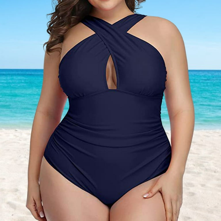 White Hollow Out Underwire One Piece Swimsuit  One piece swimsuit, Plus  size white swimsuit, One piece