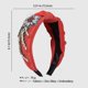 thumbnail image 2 of Baroque Rhinestone Crystal Headbands for Women Embroidered Hair Band Exquisite Hairband Women's Hair Accessories Hair Hoop A Variety of Colors (Orange, 2 of 4