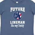 thumbnail image 4 of Inktastic Future Lineman Like Daddy Boys Baby T-Shirt, 4 of 5