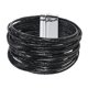 thumbnail image 1 of Pulsera de mujer tipo brazalete premium, accesorios para atuendos, fácil de usar, regalo, brazalete versátil con cierre, elegante Negro, 1 of 8