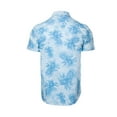 thumbnail image 2 of The Perfect Tropical Shirts For Mens Short Sleeve Cotton Button Down (Medium, Hawaiian Dream) (XL, Hawaiian Dream) (Tonal Blue, XL), 2 of 2