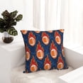 thumbnail image 6 of Fuzoiu American Football and Fire Flames Print Square Pillow Cover,Hidden Zipper Design,Luxury Square Pillow Case, Throw Pillow,Couch Cushion-12"x12", 6 of 7
