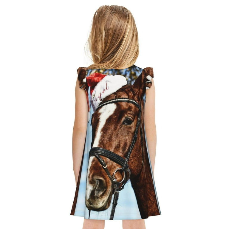 Sigee Christmas Horse for Girls Sleepwear Nightie,Night Sleep