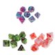thumbnail image 1 of de dados poliédricos de 21 piezas para DND RPG y otros s de con surtido multicolor aleatorio CUTICAT Dados poliédricos D4-D20, 1 of 8