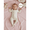 thumbnail image 6 of BemeyourBBs Baby Girl Fall Footies and Headband 2 Pcs Set Plaid Long Sleeve Romper, 6 of 9