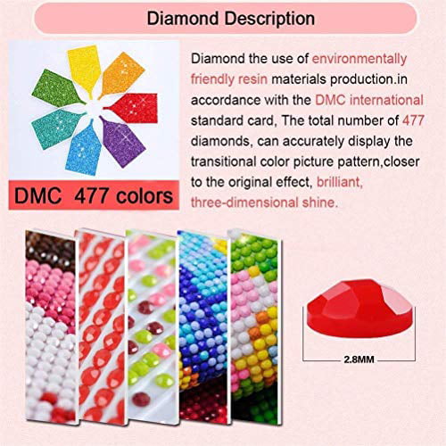 ARTDOT 5D Diamond Art Kits for Adults, Licensed Full Drill Diamond Painting  Kits for Home Wall Decor, Gifts for Women Mom(13x26 Inches)