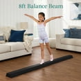 thumbnail image 3 of Best Choice Products 10ftx4ftx2in Folding Gym Mat 4-Panel w/ Carrying Handles & Folding Balance Beam - Black, 3 of 9