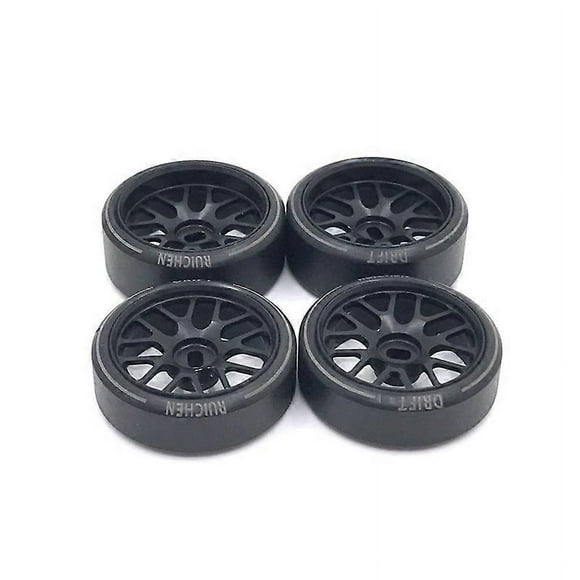 WLtoys Jingshang Mosquito Car 1/28 RC Car Upgrade Two Wide and Two Narrow, Outer Diameter 27mm Drift Wheel Tires