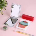 thumbnail image 3 of Cuadros Decorativos Espejo de maquillaje plegable rectangular con pintura de diamante en forma especial de helado DIY Tmvgtek embutido en tela, 3 of 9