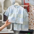 thumbnail image 2 of felwors Big Girls Pajamas Cute Short Sleeve & Pants 2-Piece PJ Set(Green,18-24 Months), 2 of 5