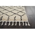 thumbnail image 4 of Nourison Moroccan Shag Bohemian Cream 3'11" x 6'7" Area Rug, (4' x 7'), 4 of 7