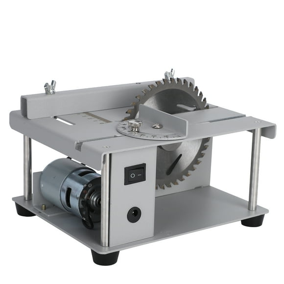 Portable Table Saw Cutting Machine Multi Function Steel Frame Structure Cutting Tabletop Circular Saw AC 110-240V