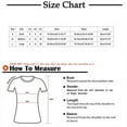 thumbnail image 2 of Lindreshi Crop Tops for Women Clearance Women's Summer V-Neck Short Sleeve Umbilical Tank, 2 of 5