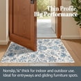 thumbnail image 4 of Alfombra Runner de jinchan, 91 x 305 cm, diseño floral vintage, antideslizante, 4 of 8