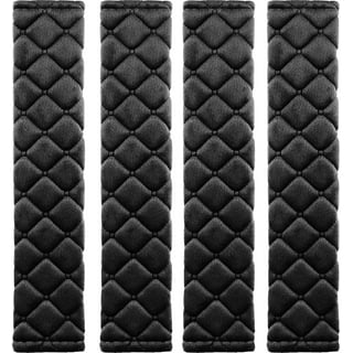 ROYAGO Universal Car Seat Belt Pad Cover kit, 2-Pack Black Soft Car Safety  Seatbelt Strap Shoulder Pad for Adults and Children,Helps Protect Your Neck