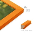 thumbnail image 3 of Modern Real Wood 11x14 inch Picture Frame in Orange, 3 of 8