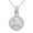 White Gold, variant on 18K Plated White Gold Necklace for Women, Womens Jewelry with Simulated Crystals for Birthday Gifts Wife