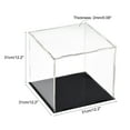 thumbnail image 2 of Uxcell Acrylic Clear Display Case Box Dustproof Protection Showcase Cube Collectibles Show Box 11.8 x 11.8 x 11.8 inch, 2 of 7