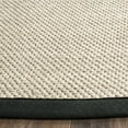 thumbnail image 3 of SAFAVIEH Natural Fiber Kentigern Solid Area Rug, Marble/Black, 8' x 10', 3 of 11