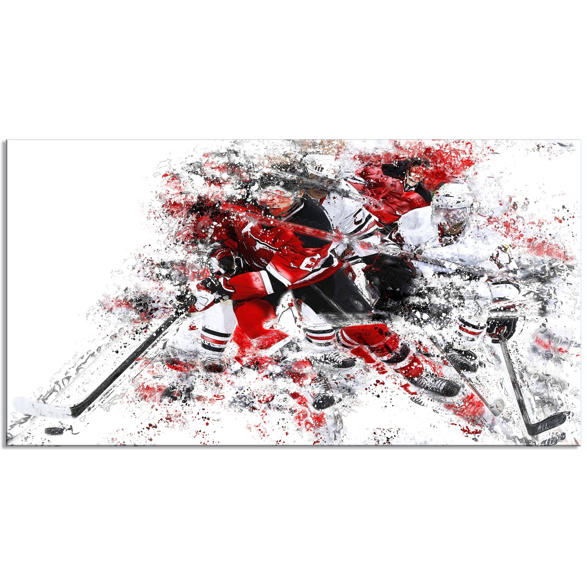 Design Art Hockey Break Away, 32" x 16"