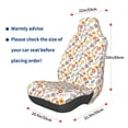 thumbnail image 2 of Lsque Retro Floral Pattern Car Seat Covers for Front Seats , Waterproof Seat Covers for Cars, Sporty Front Seat Covers,Car Seat Cover Protector Front Seats, 2 of 5