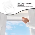 thumbnail image 2 of Lot de 10 Stores à Rouleau pour Fenêtres avec Design Transparent Facile à Utiliser Forme Carrée, 2 of 8