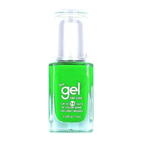 Gel Neon Nail Polish with Party Colors - Neon Green