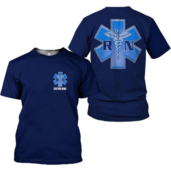 Nurse Shirts for Women Custom Nursing Life Shirt for Wome Nursing Emergency Shirts Funny Nurse T-Shirt Nurse Graduation Gift (S)