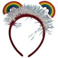 thumbnail image 1 of Diadema LGBT con aro de pelo arcoíris para mujer, decoración para el mes del orgullo LGBTQ+, 1 of 6