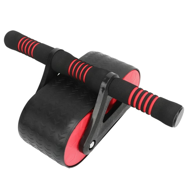Double Abdominal Wheel,Abdominal Roller Wheel Automatic Core Workout Wheel Automatic Springback Belly Wheel Modern Innovation