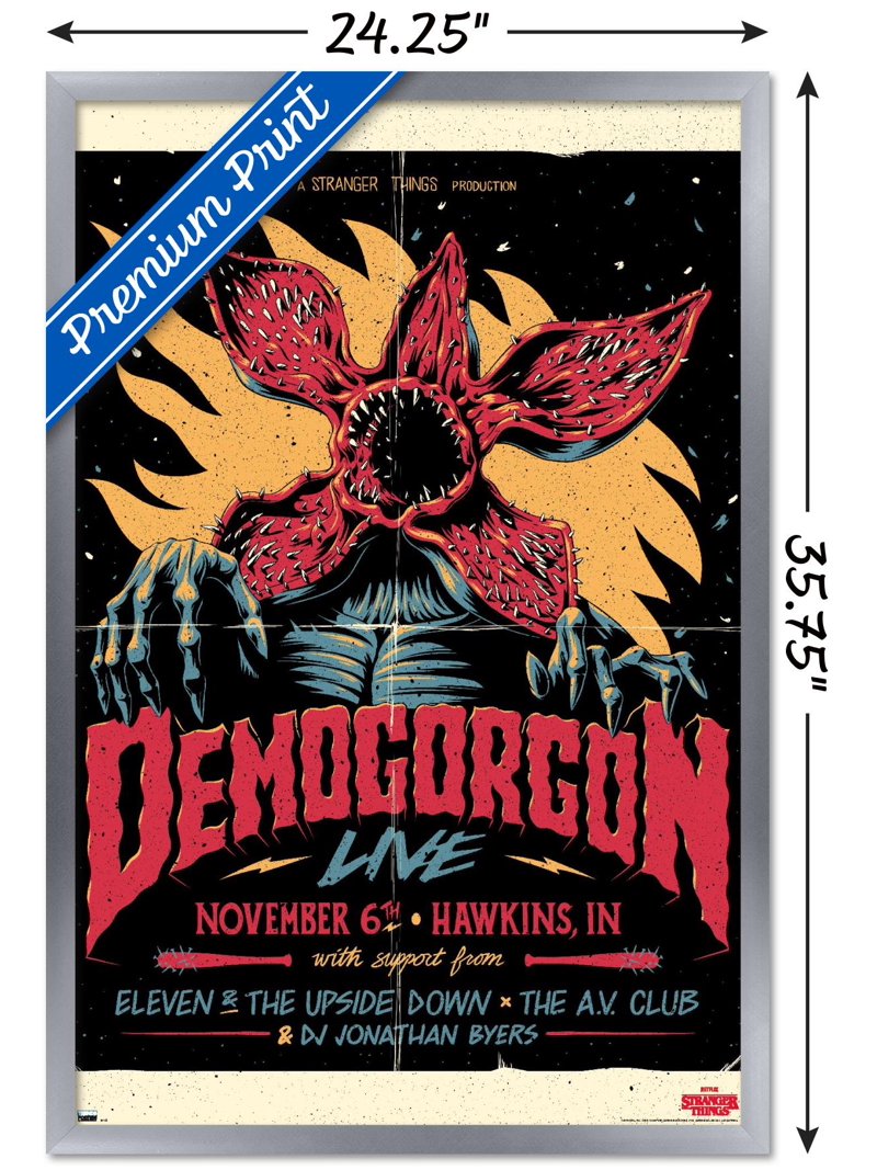Netflix Stranger Things - Demogorgon Live Wall Poster, 22.375