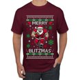 thumbnail image 2 of Wild Bobby Merry Blitzmas, Football Christmas Sweater Design | Holiday Unisex Men Tee, 2 of 5