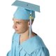 thumbnail image 2 of Gorro de Graduación Azul para adultos con colgante 2023, unisex, graduación de secundaria, universidad, sombrero de soltero, 12 colores, 2 of 4