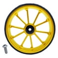 thumbnail image 1 of Tornillos de rueda para plegable, componentes de rueda ultraligeros de 3,94 pulgadas, rueda para transporte de , Oro Soledad Rueda fácil de bicicleta plegable, 1 of 9