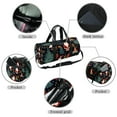 thumbnail image 2 of Christmas Yoga Bag, Swim Bag, Travel Tote, Sports Bag - 17.7 Inches with Interior Zipper Pocket for Large Capacity, 2 of 6