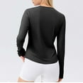 thumbnail image 5 of aidice Workout Tops for Women Running Crewneck Long Sleeve Fitting Shirts Breathable Athletic Gym Tops, 5 of 5