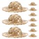 thumbnail image 1 of 12 sombreros tejidos en miniatura para muñecas, sombreros tejidos artesanales, accesorios para fotos, sombreros tejidos creativos para muñecas, manualidades, decoraciones DIY., 1 of 8