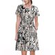 thumbnail image 1 of Balery Leopard And Zebra Vestidos sueltos de manga corta para mujer, vestidos de verano 2025, vestidos casuales de corte A con vuelo., 1 of 6