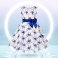 thumbnail image 5 of Girls Dresses Summer Embraoidered Princess Skirt Lace Lace Performance Dress Christmas Party Dress Flower Long Wedding Pageant Dresses Tulle Party Flower Girl Dress,Size 2 Years-3 Years, 5 of 8