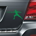 thumbnail image 2 of Magnets in Motion Fencer Male Car Magnet Green, 2 of 4