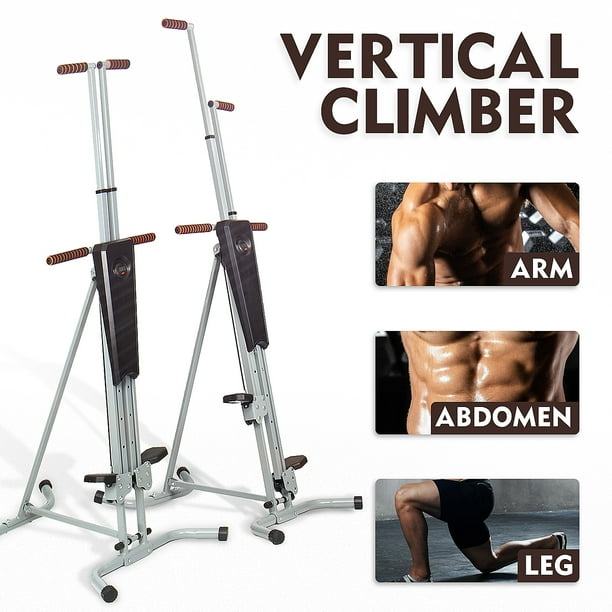 Vertical Climber Fitness Climbing Cardio Machine Full Total Body