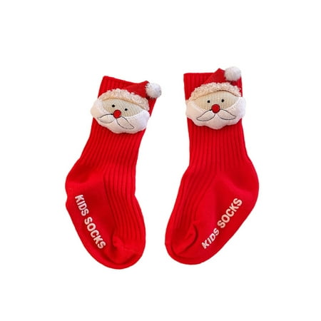 

Pybcvrrd Children s Socks Christmas Knitted Warm Socks