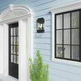 thumbnail image 5 of 2014-04 Livex Lighting Princeton - 2 Light Outdoor Wall Lantern in Traditional Style - 7.5 Inches wide by 14 Inches high-Black Finish, 5 of 9