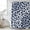 Blue, Navy, White, variant on Navy Blue Leopard Shower Curtain Set, Waterproof Shower Curtains for Bathroom, Vintage Animals Texture Country Washable Fabric Cloth Bath Curtain for Bathtub Decoration with Hooks 72x78 Inches