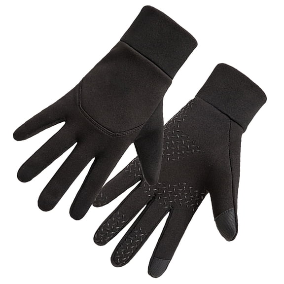 GAXIRE Black Winter Gloves Touchscreen Cycling Motorbike Outdoor Sport